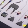 Kelik K32041 Tornado ECR - interior 3D decals for Italeri kit 1/32